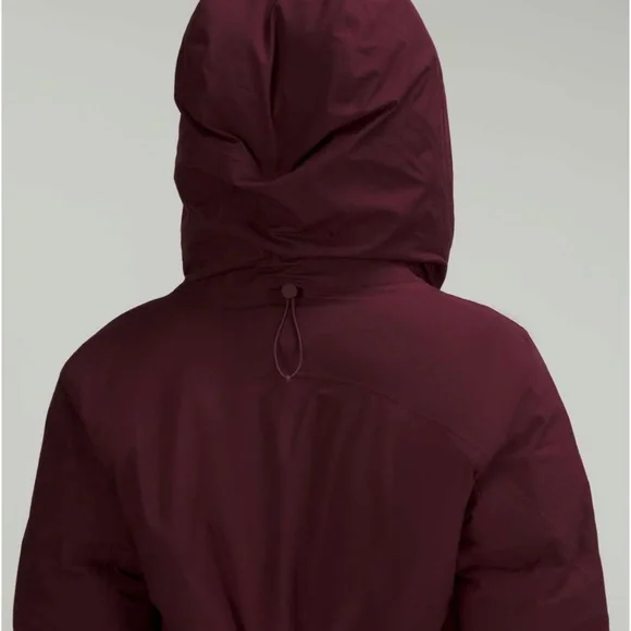 NWT – lululemon Sleet Street Long Jacket – Size 8 – Cassis - Picture 3 of 7